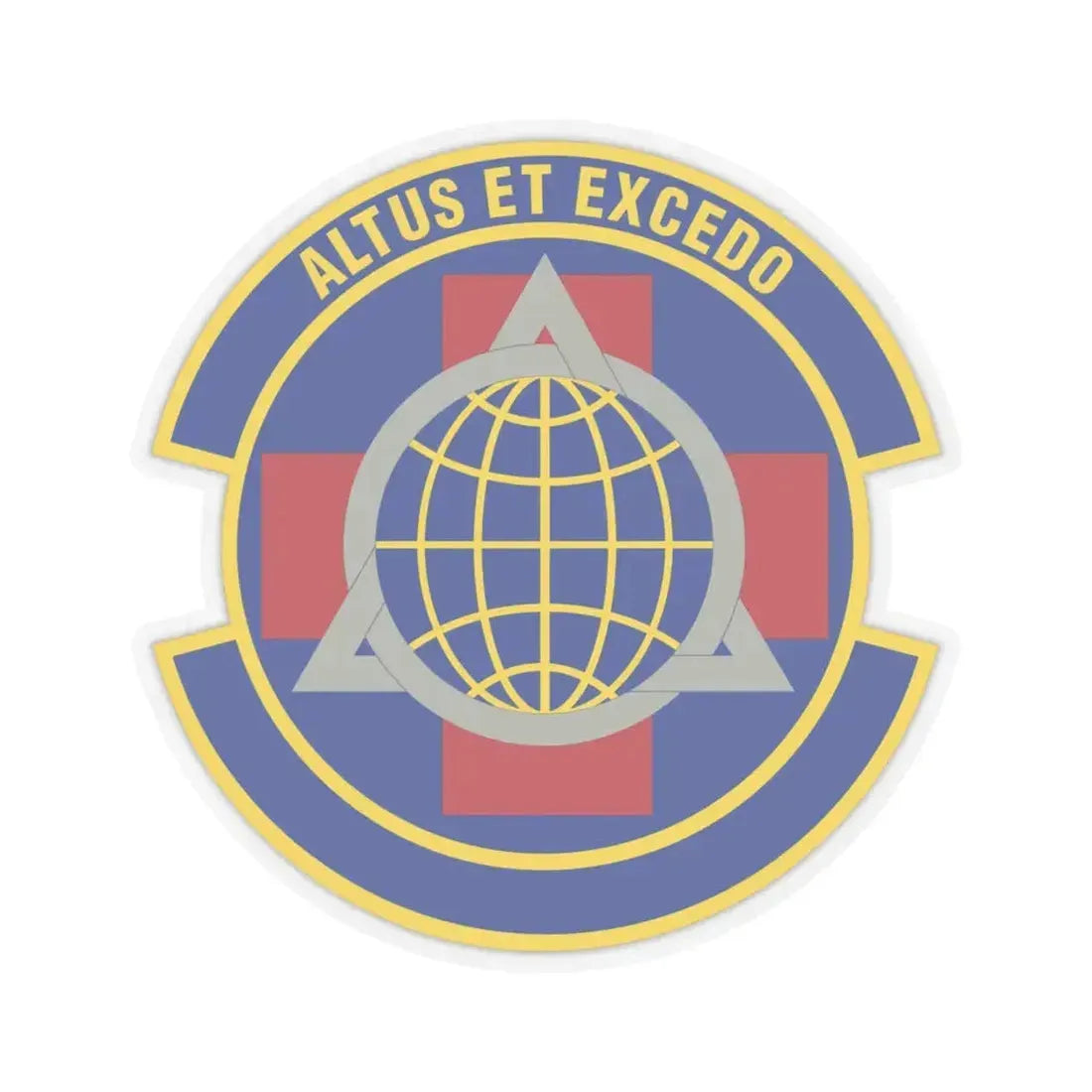 436 Operational Medical Readiness Squadron AMC (U.S. Air Force) STICKER Vinyl Kiss-Cut Decal 6 Inch Transparent - The Sticker Space