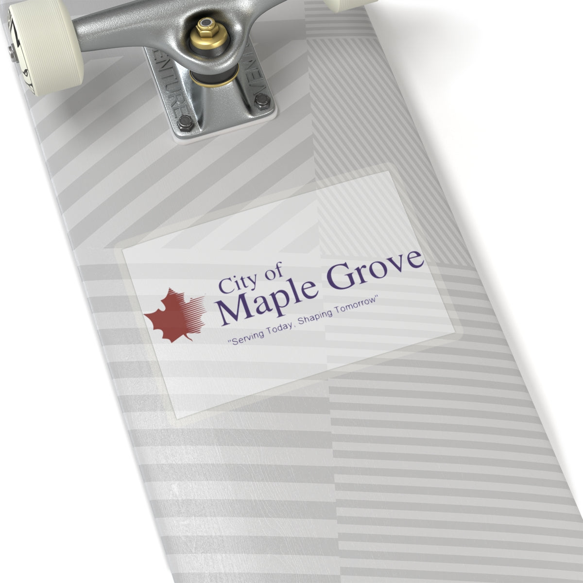 Flag of Maple Grove, Minnesota - STICKER Vinyl Kiss-Cut Decal