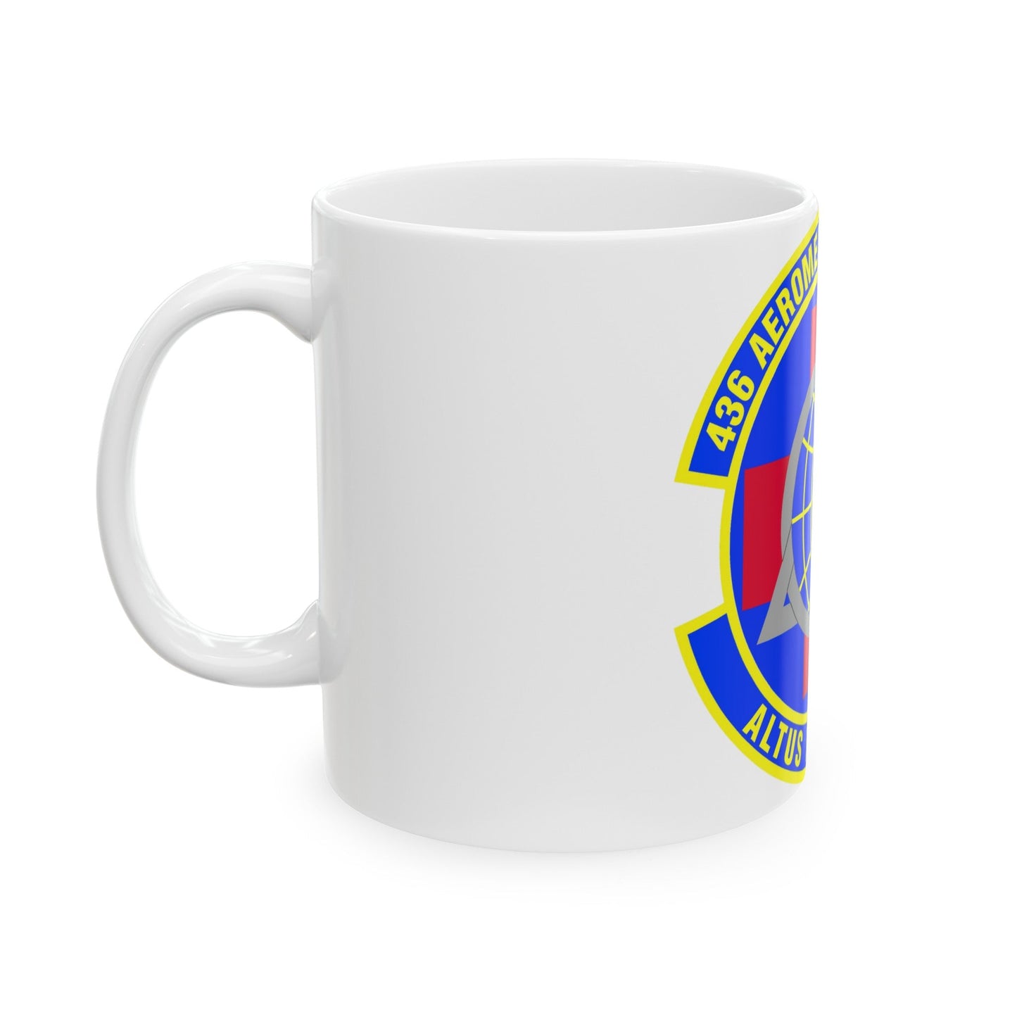 436th Aeromedical Dental Squadron (U.S. Air Force) White Coffee Mug-The Sticker Space