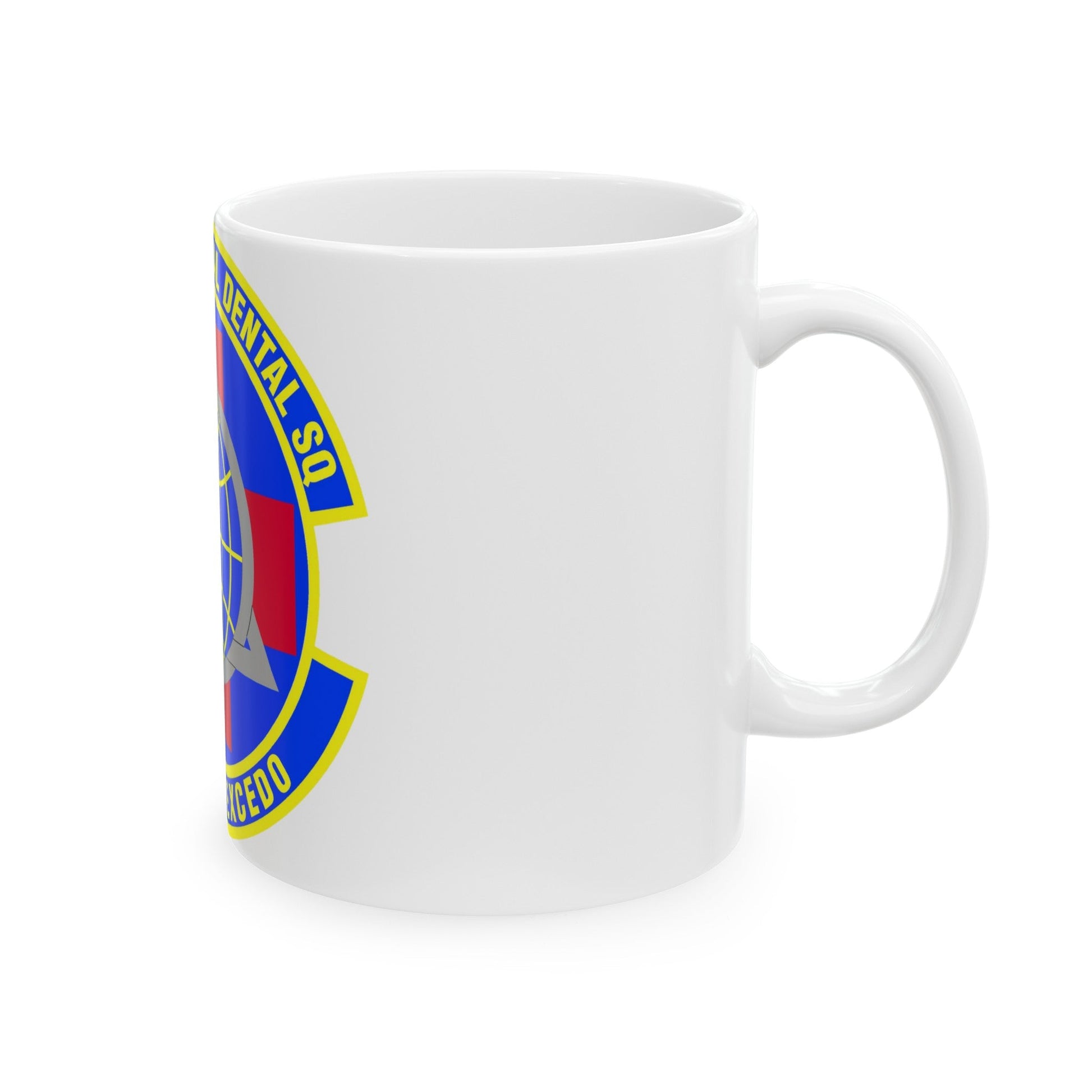 436th Aeromedical Dental Squadron (U.S. Air Force) White Coffee Mug-The Sticker Space