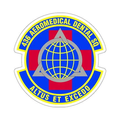 436th Aeromedical Dental Squadron (U.S. Air Force) STICKER Vinyl Die-Cut Decal 5 Inch - The Sticker Space