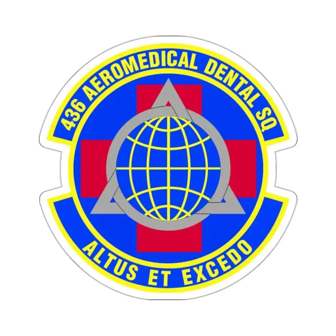 436th Aeromedical Dental Squadron (U.S. Air Force) STICKER Vinyl Die-Cut Decal - The Sticker Space