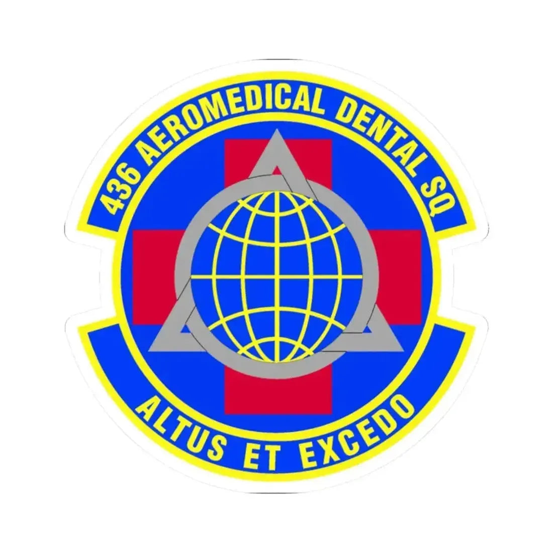 436th Aeromedical Dental Squadron (U.S. Air Force) STICKER Vinyl Kiss-Cut Decal - The Sticker Space