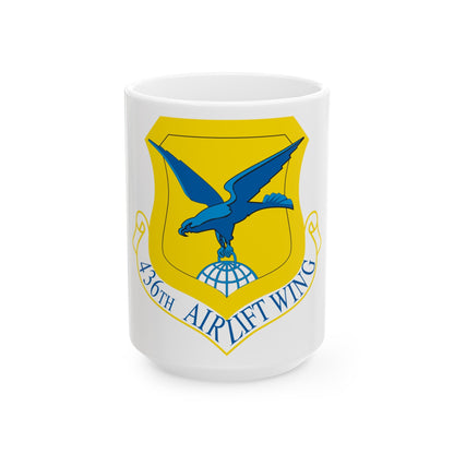 436th Airlift Wing (U.S. Air Force) White Coffee Mug-15oz-The Sticker Space