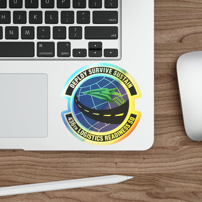 436th Logistics Readiness Squadron (U.S. Air Force) Holographic STICKER Die-Cut Vinyl Decal-The Sticker Space