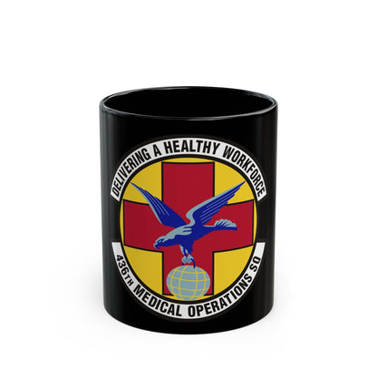 436th Medical Operations Squadron (U.S. Air Force) Black Coffee Mug-11oz-The Sticker Space