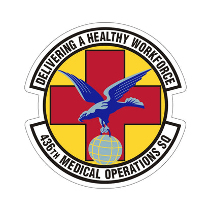 436th Medical Operations Squadron (U.S. Air Force) STICKER Vinyl Die-Cut Decal-White-The Sticker Space