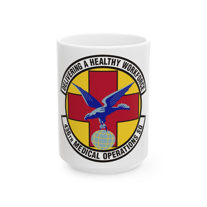 436th Medical Operations Squadron (U.S. Air Force) White Coffee Mug-15oz-The Sticker Space