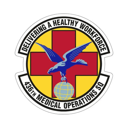 436th Medical Operations Squadron (U.S. Air Force) STICKER Vinyl Die-Cut Decal - The Sticker Space