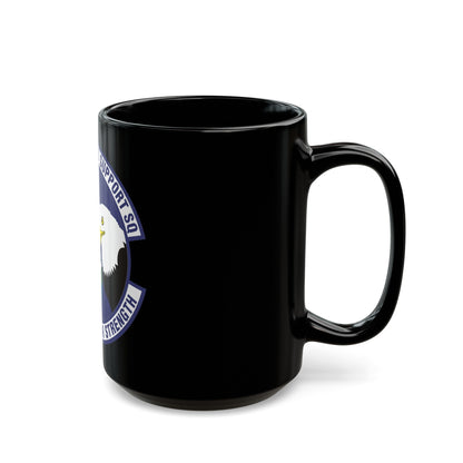 436th Operations Support Squadron (U.S. Air Force) Black Coffee Mug-The Sticker Space