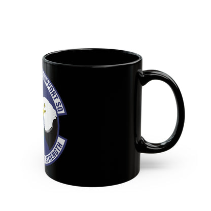 436th Operations Support Squadron (U.S. Air Force) Black Coffee Mug-The Sticker Space