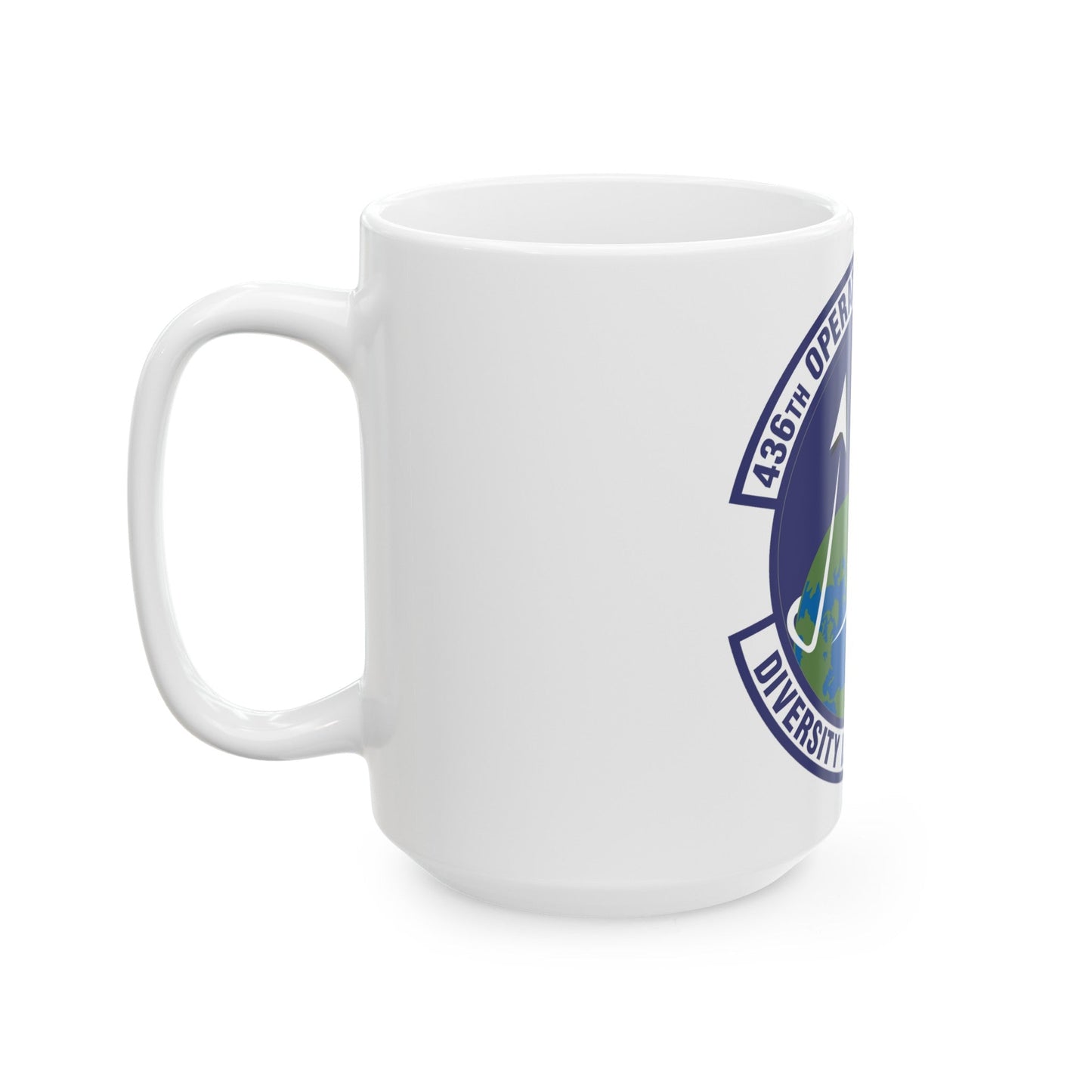 436th Operations Support Squadron (U.S. Air Force) White Coffee Mug-The Sticker Space