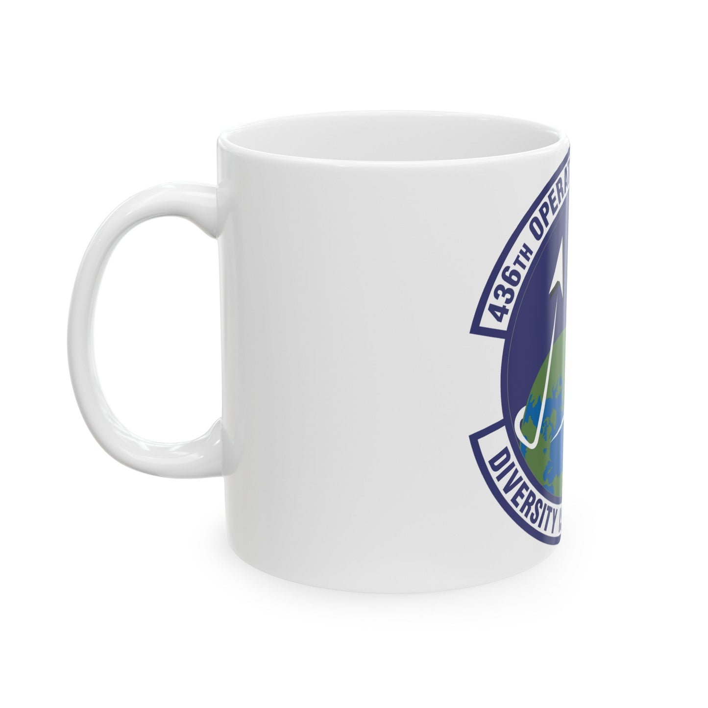 436th Operations Support Squadron (U.S. Air Force) White Coffee Mug-The Sticker Space