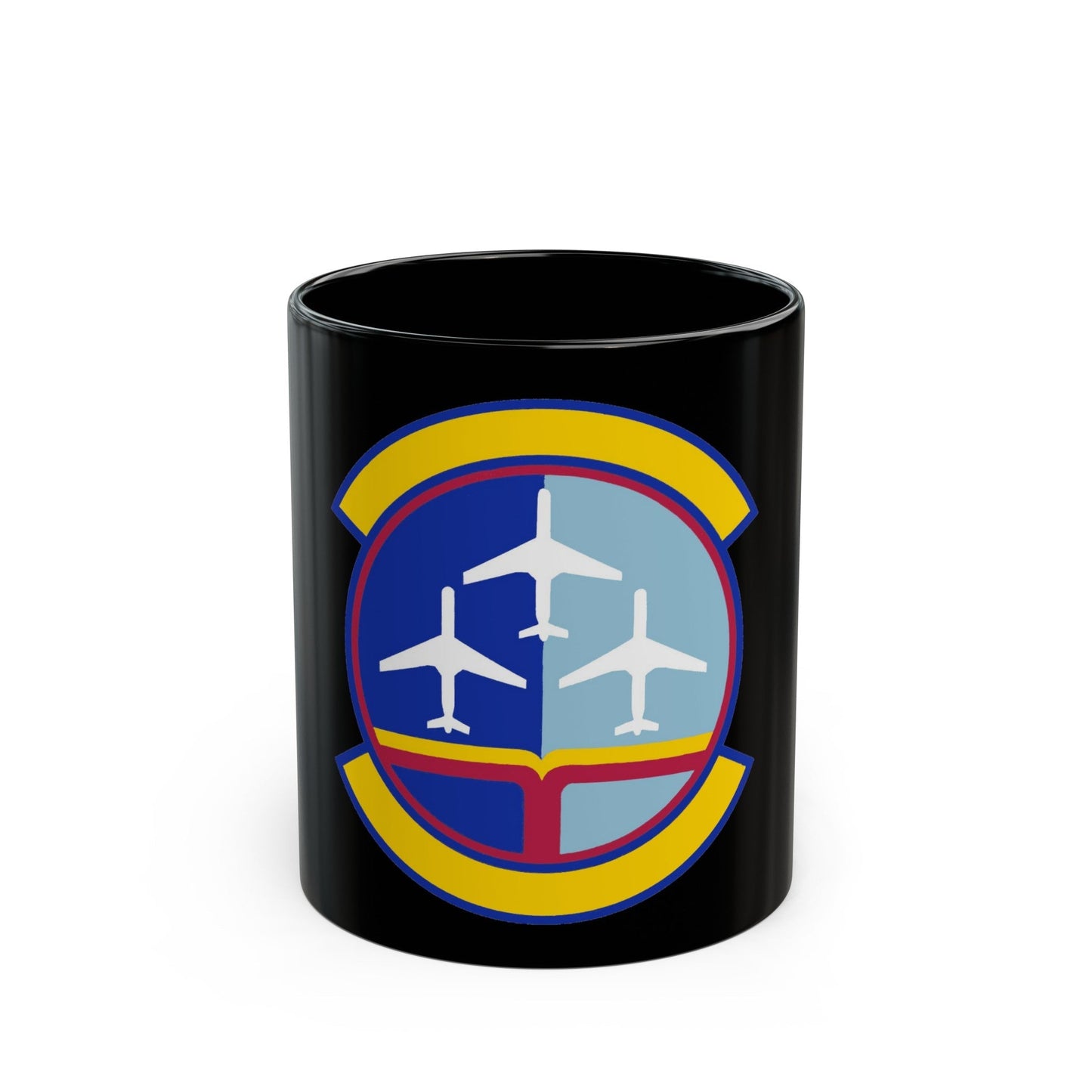 437 Operations Support Squadron AMC (U.S. Air Force) Black Coffee Mug-11oz-The Sticker Space