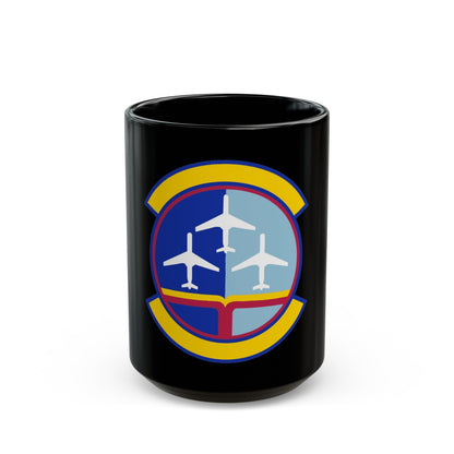 437 Operations Support Squadron AMC (U.S. Air Force) Black Coffee Mug-15oz-The Sticker Space