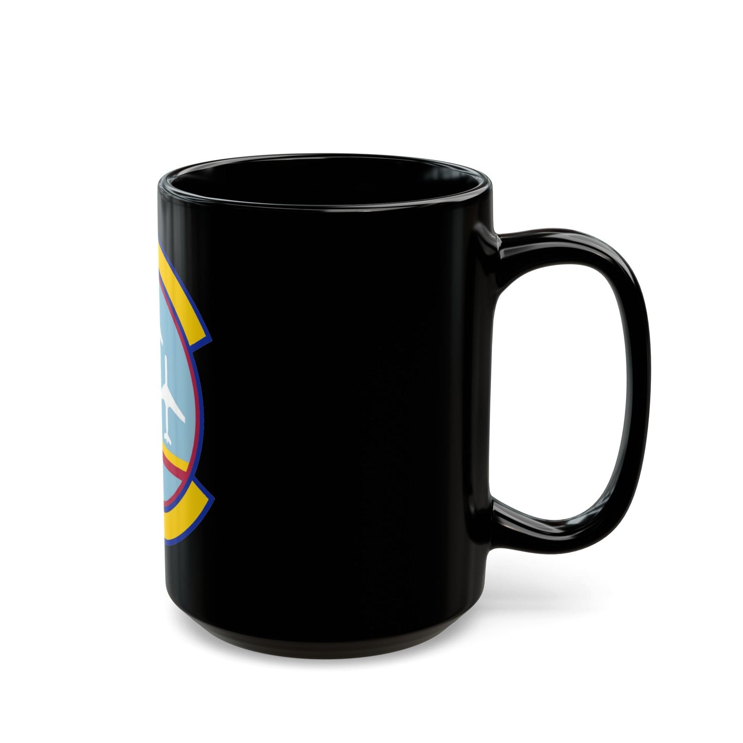 437 Operations Support Squadron AMC (U.S. Air Force) Black Coffee Mug-The Sticker Space