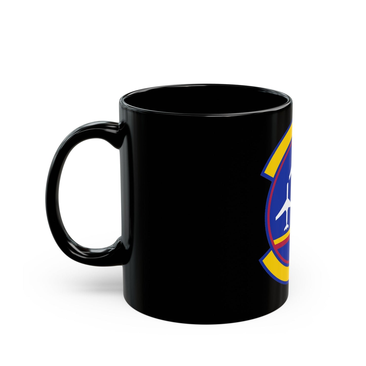 437 Operations Support Squadron AMC (U.S. Air Force) Black Coffee Mug-The Sticker Space