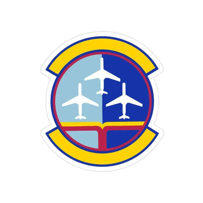 437 Operations Support Squadron AMC (U.S. Air Force) REVERSE PRINT Transparent Die-Cut STICKER - The Sticker Space