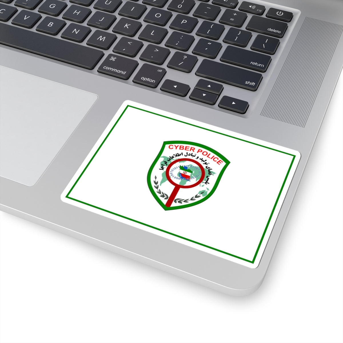 Flag of Cyber Police FATA of Islamic Republic of Iran (Iran) STICKER Vinyl Kiss-Cut Decal