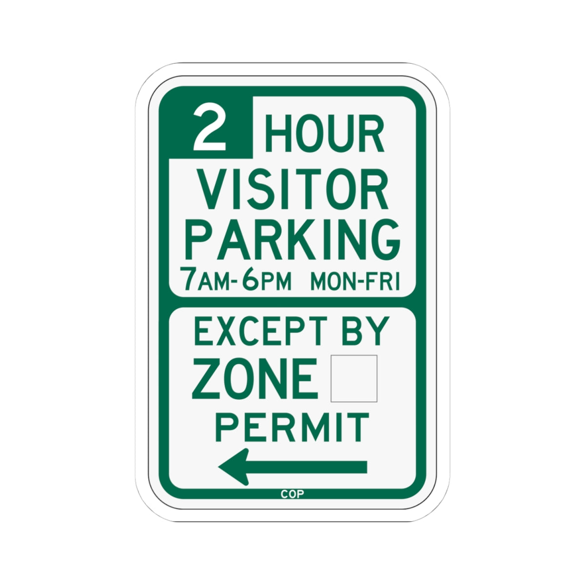 PBOT Road sign P4440R (Oregon) (Road Sign) STICKER Vinyl Kiss-Cut Decal