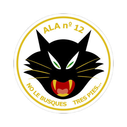 Ala número 12 (Spain) (Coat of Arms) STICKER Vinyl Kiss-Cut Decal