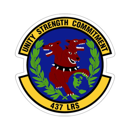 437th Logistics Readiness Squadron (U.S. Air Force) STICKER Vinyl Die-Cut Decal-White-The Sticker Space