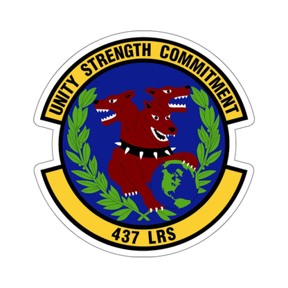 437th Logistics Readiness Squadron (U.S. Air Force) STICKER Vinyl Die-Cut Decal-White-The Sticker Space