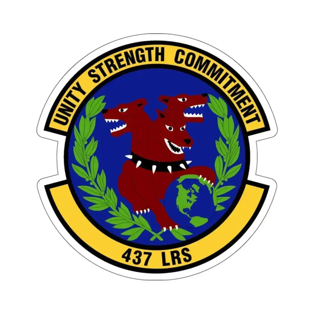 437th Logistics Readiness Squadron (U.S. Air Force) STICKER Vinyl Die-Cut Decal 4 Inch - The Sticker Space