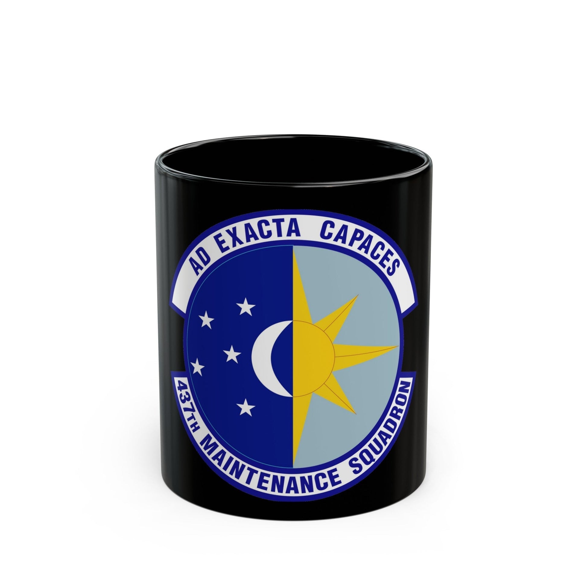 437th Maintenance Squadron (U.S. Air Force) Black Coffee Mug-11oz-The Sticker Space