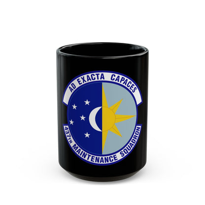 437th Maintenance Squadron (U.S. Air Force) Black Coffee Mug-15oz-The Sticker Space