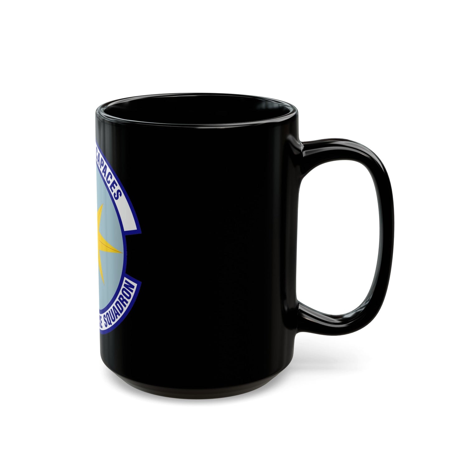 437th Maintenance Squadron (U.S. Air Force) Black Coffee Mug-The Sticker Space