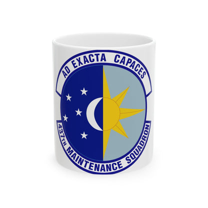 437th Maintenance Squadron (U.S. Air Force) White Coffee Mug-11oz-The Sticker Space