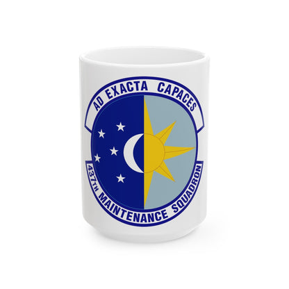 437th Maintenance Squadron (U.S. Air Force) White Coffee Mug-15oz-The Sticker Space