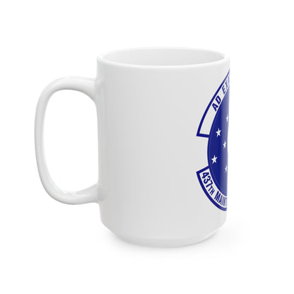 437th Maintenance Squadron (U.S. Air Force) White Coffee Mug-The Sticker Space