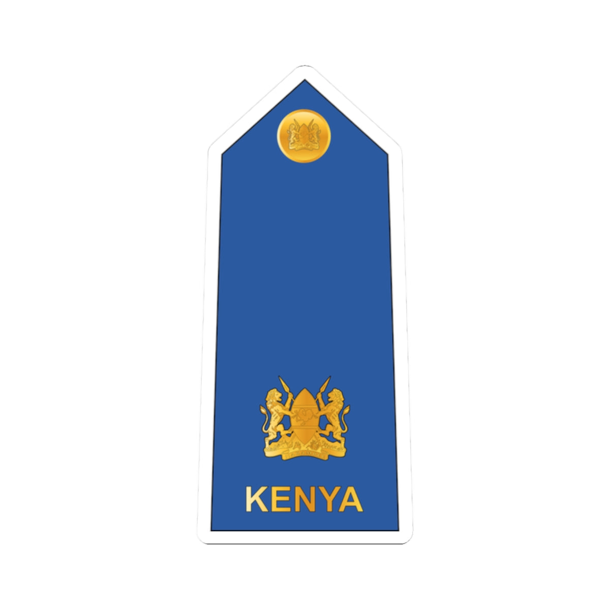 10. Kenyan Air Force MAJ (Kenya) (Military Rank) STICKER Vinyl Kiss-Cut Decal