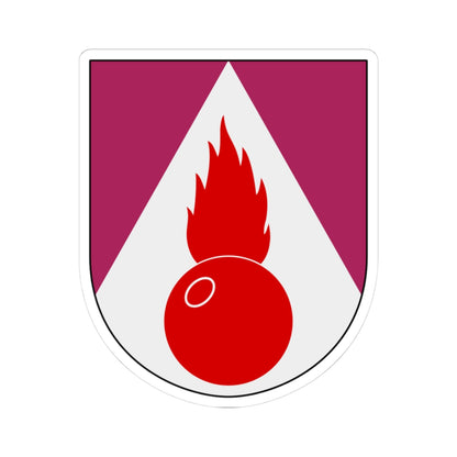 Artilleriregementet 922. kompaniet vapen (Sweden) (Coat of Arms) STICKER Vinyl Kiss-Cut Decal