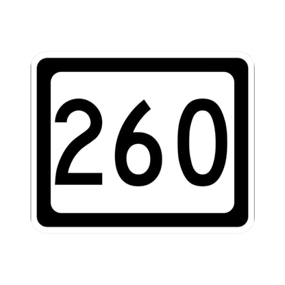 WV-260 (Virginia) (Road Sign) STICKER Vinyl Kiss-Cut Decal