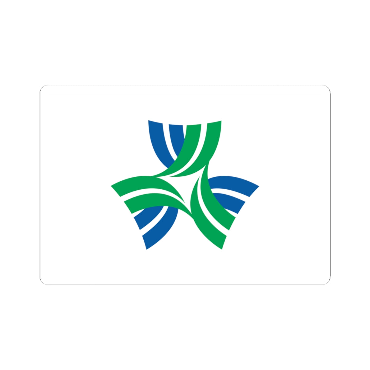 Flag of Yurihama Tottori (Japan) STICKER Vinyl Kiss-Cut Decal