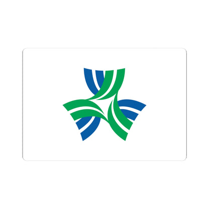 Flag of Yurihama Tottori (Japan) STICKER Vinyl Kiss-Cut Decal