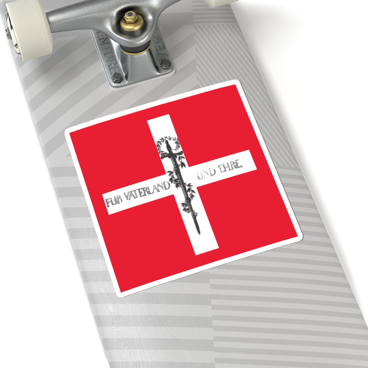 Swiss flag Bachmann 1815 (Switzerland) STICKER Vinyl Kiss-Cut Decal