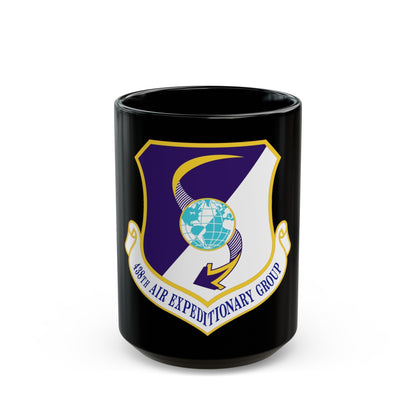 438th Air Expeditionary Group (U.S. Air Force) Black Coffee Mug-15oz-The Sticker Space