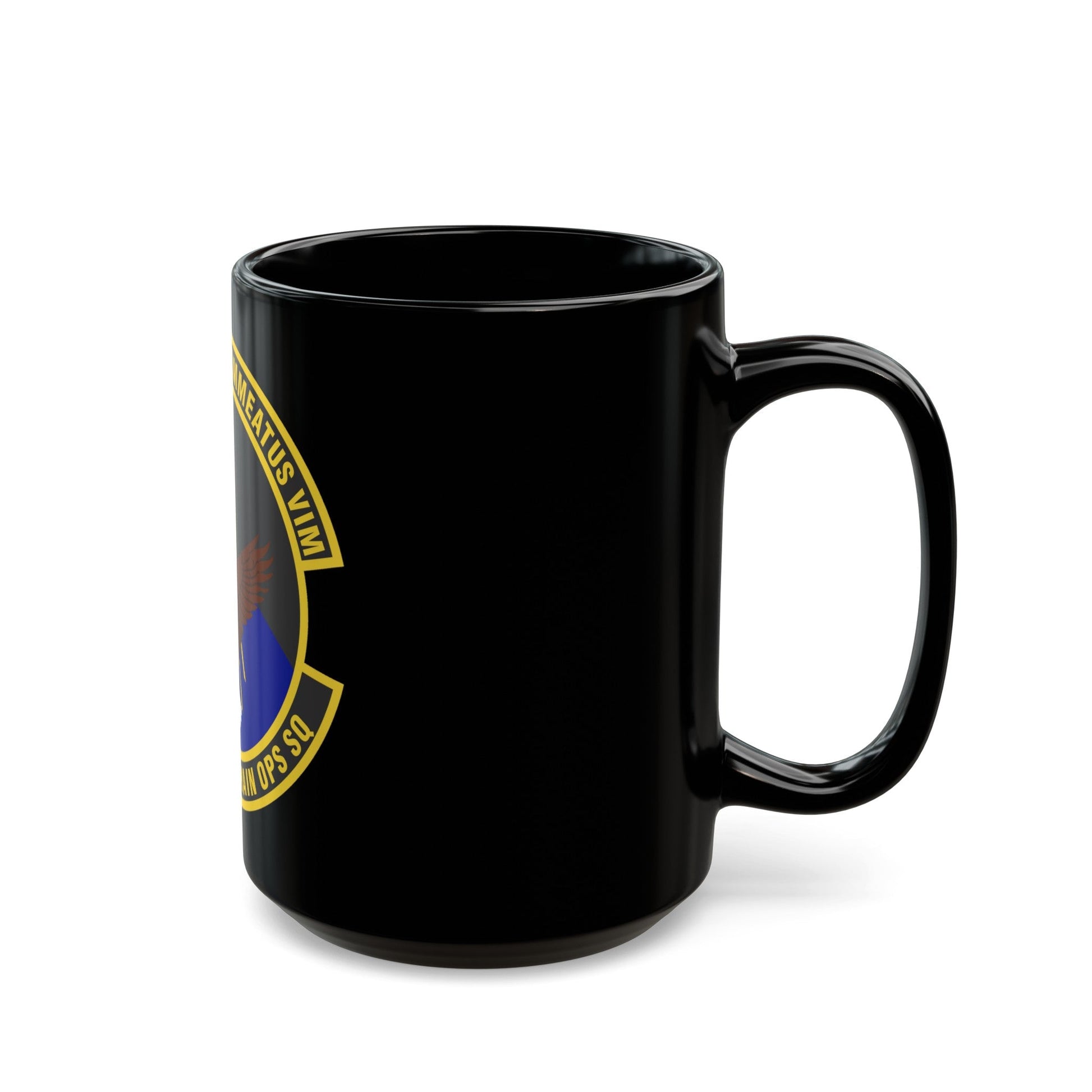 438th Supply Chain Operations Squadron (U.S. Air Force) Black Coffee Mug-The Sticker Space