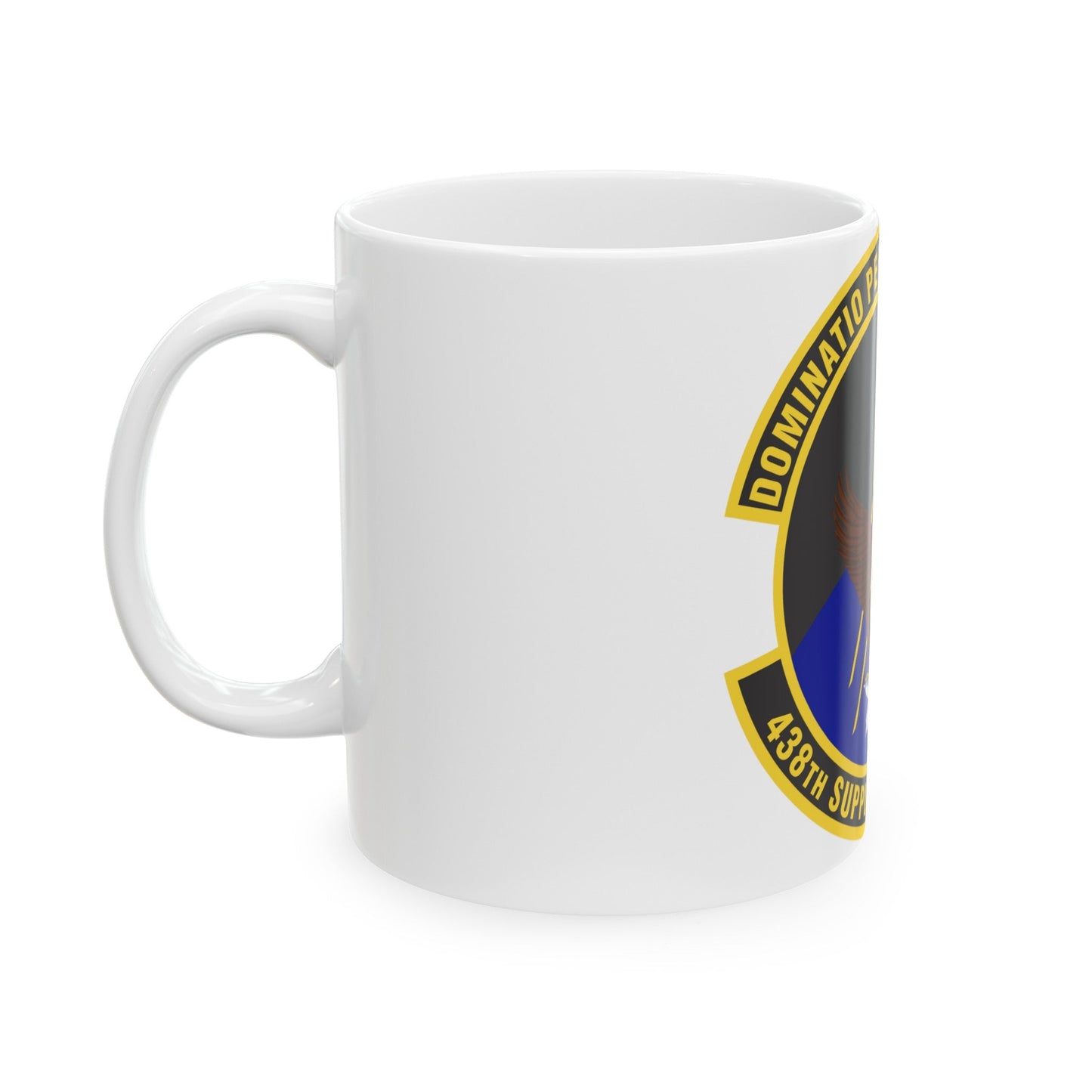 438th Supply Chain Operations Squadron (U.S. Air Force) White Coffee Mug-The Sticker Space