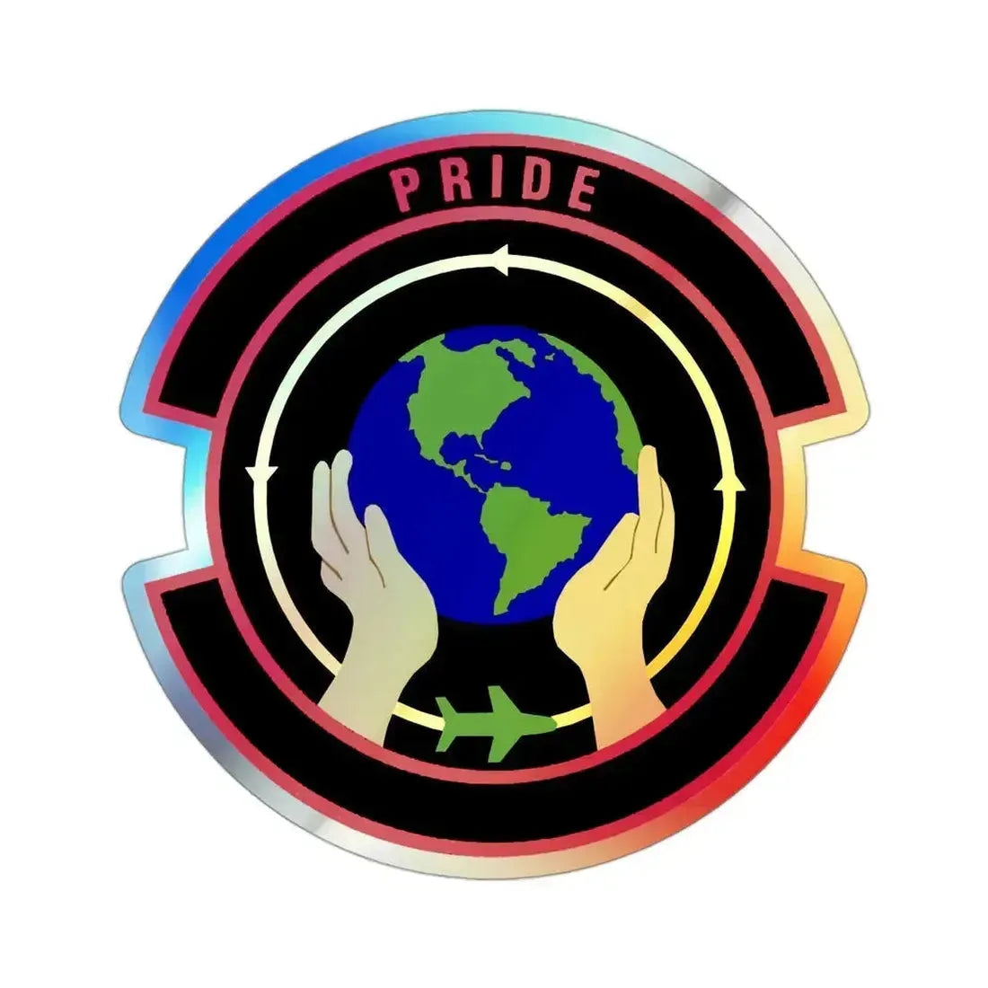 439 Force Support Squadron AFRC (U.S. Air Force) Holographic STICKER Die-Cut Vinyl Decal 3 Inch - The Sticker Space