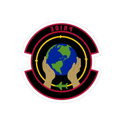 439 Force Support Squadron AFRC (U.S. Air Force) REVERSE PRINT Transparent Die-Cut STICKER 2 Inch Die-Cut Transparent - The Sticker Space