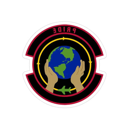 439 Force Support Squadron AFRC (U.S. Air Force) REVERSE PRINT Transparent Die-Cut STICKER - The Sticker Space