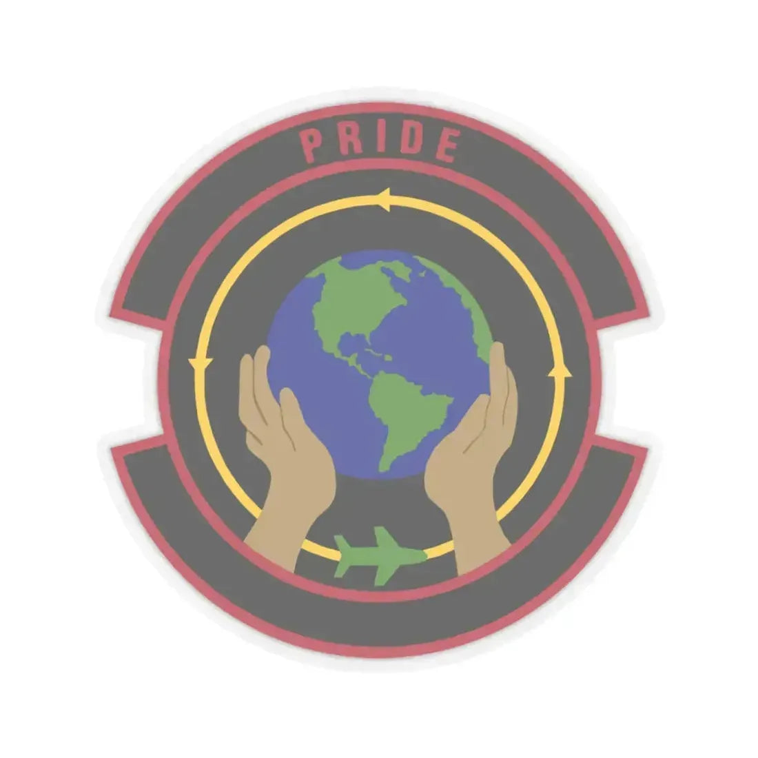 439 Force Support Squadron AFRC (U.S. Air Force) STICKER Vinyl Kiss-Cut Decal 3 Inch Transparent - The Sticker Space