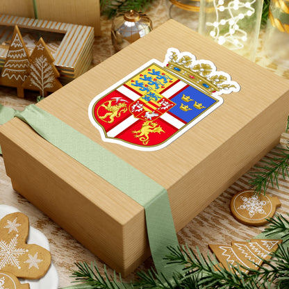 Armoiries du roi Jean Ier du Danemark (Denmark) (Coat of Arms) STICKER Vinyl Kiss-Cut Decal