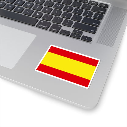 Color banner (Spain) STICKER Vinyl Kiss-Cut Decal