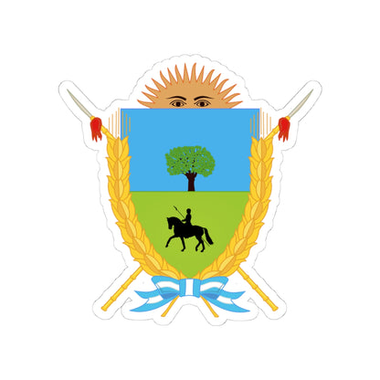 Coat of Arms La Pampa Argentina - STICKER Vinyl Kiss-Cut Decal